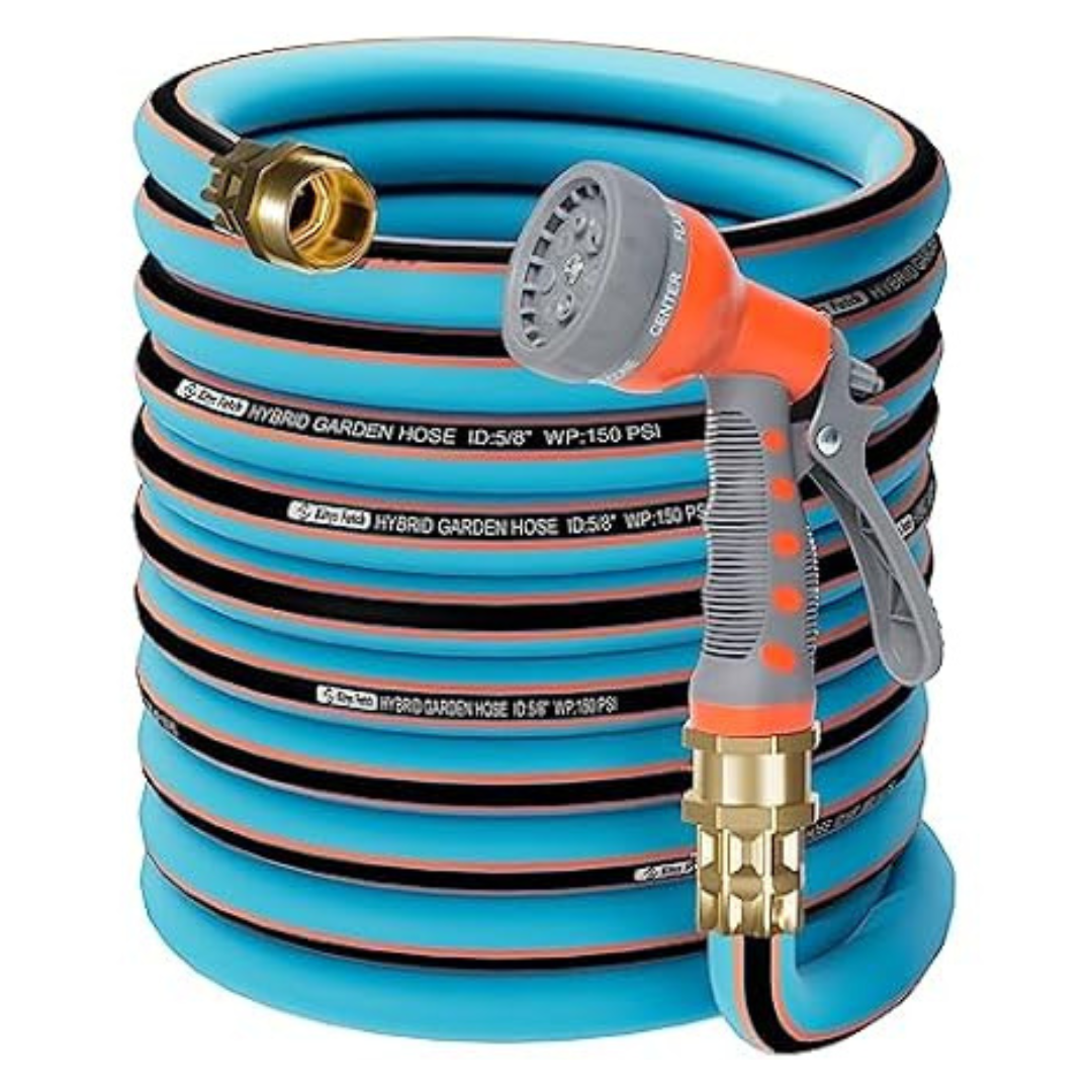 Kitys Fatch 50Ft 5/8 Inch Flexible Garden Hose