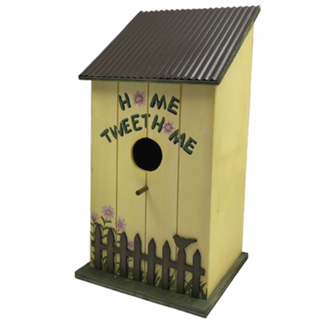 12" Santa's Workshop Inc Home Tweet Home Bird House