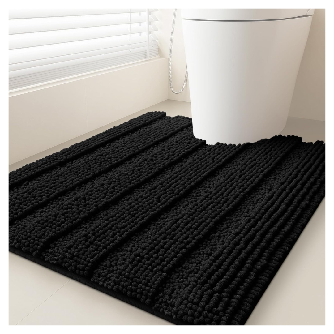 24" X 20" Ultra Soft Non Slip Chenille Bath Rugs