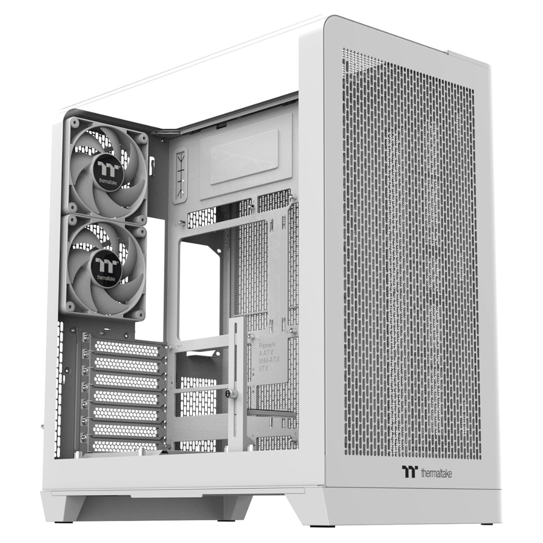 Thermaltake View 390 Air Mid Tower PC Case With 2x Fans