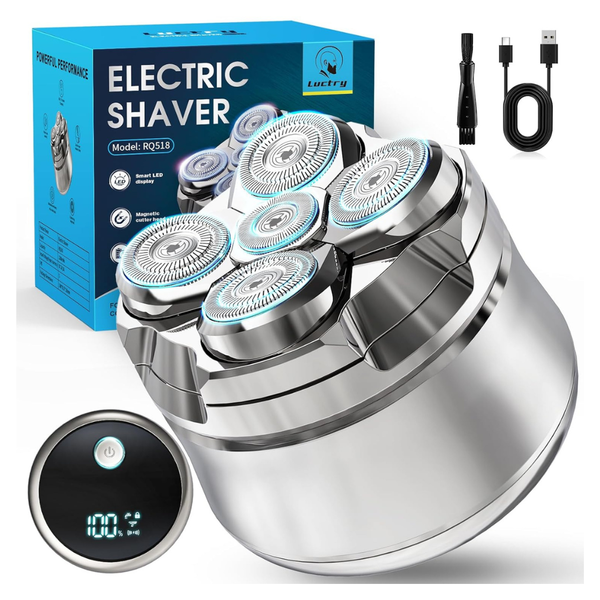 Men's Cordless Magnetic Electric Razor Hair Trimmer