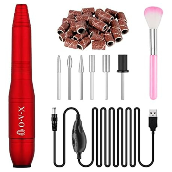 Portable Professional 20000RPM USB Electric Nail Drill File Set