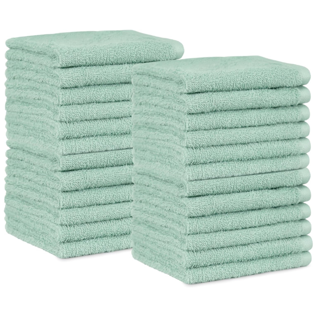 24-Pack Amazon Basics Highly Absorbent Cotton Washcloths