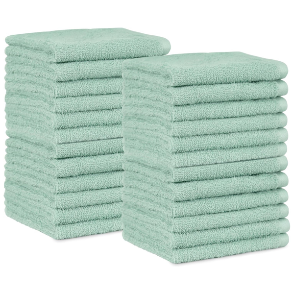 24-Pack Amazon Basics Highly Absorbent Cotton Washcloths