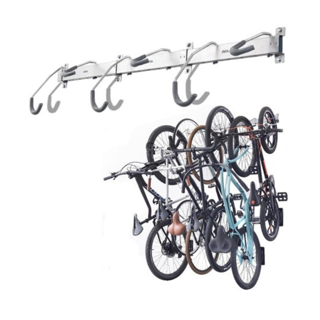 Delta Cycle & Home Rail Rack 6-Bike Vertical Bike Hook