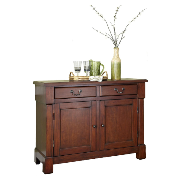 48"W Homestyles Aspen Rustic Cherry Buffet