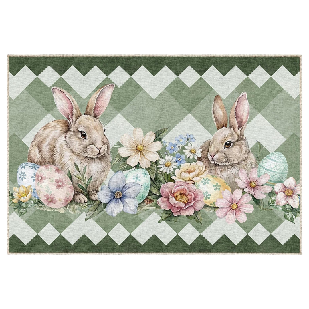 2' X 3' Boho Soft Washable Non-Slip Area Rug