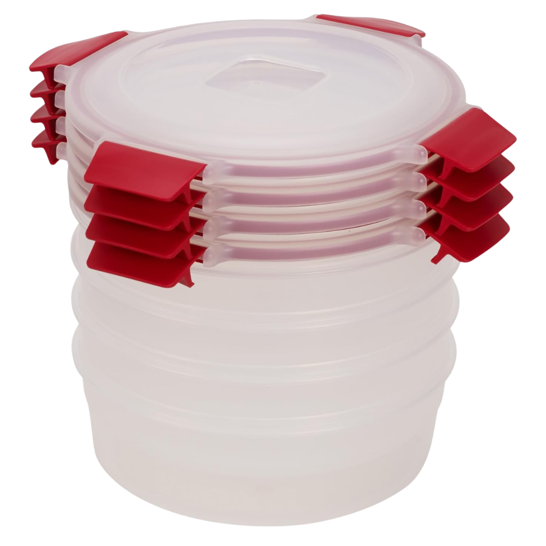 8-Piece Joseph Joseph Nest Lock Round Storage Container Set