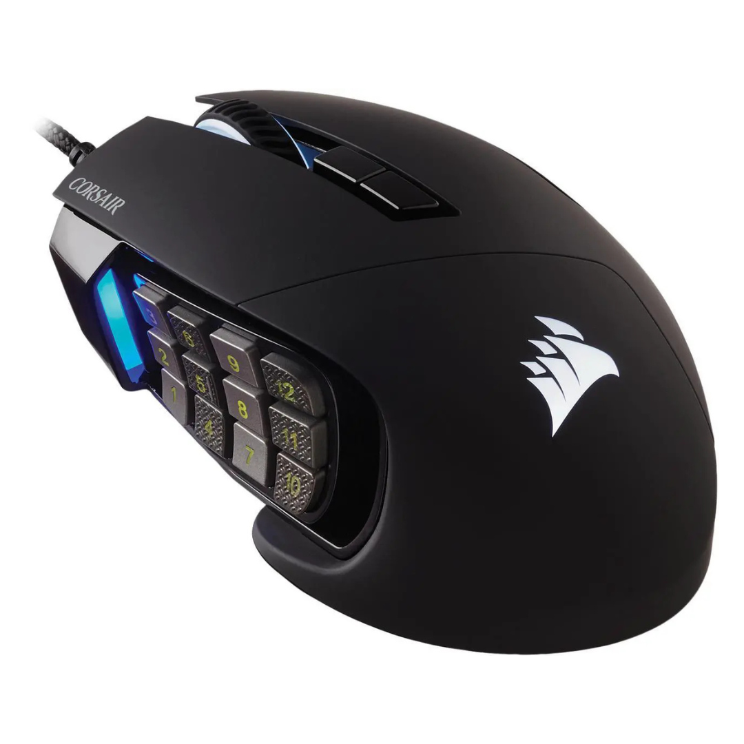 Corsair Scimitar RGB Elite Wired Optical Gaming Mouse