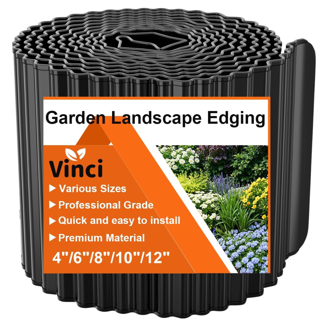 8" X 20-Foot Garden Landscape Edging Border