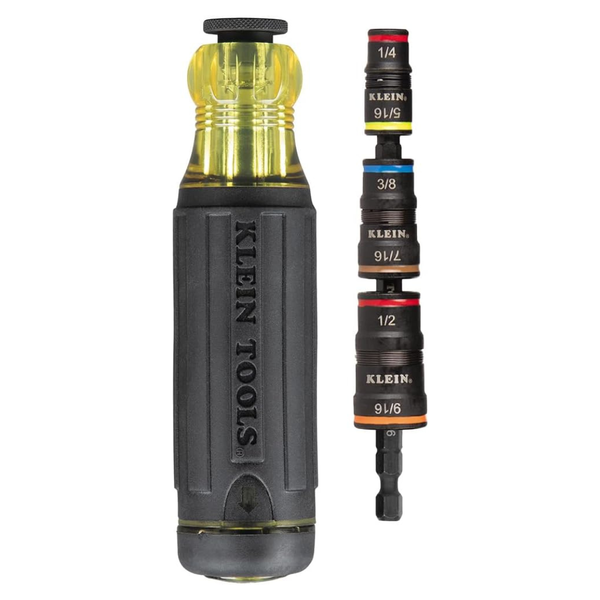 Klein Tools 20-in-1 Impact Driver Set W/ Screwdriver Bits & Flip Sockets