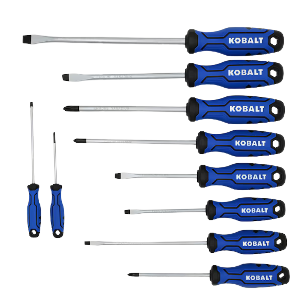 10-Piece Kobalt 6" Magnetic Screwdriver Set