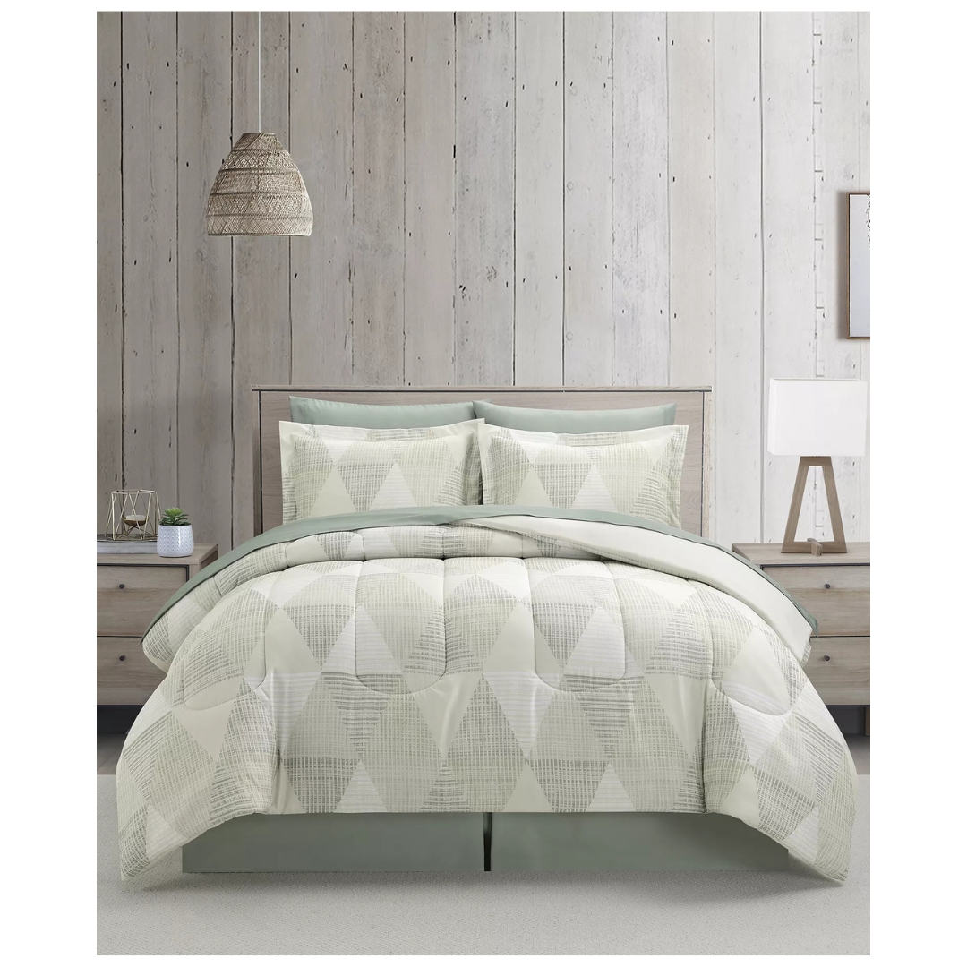 Macys Hudson Geometric 8-Piece Comforter Sets