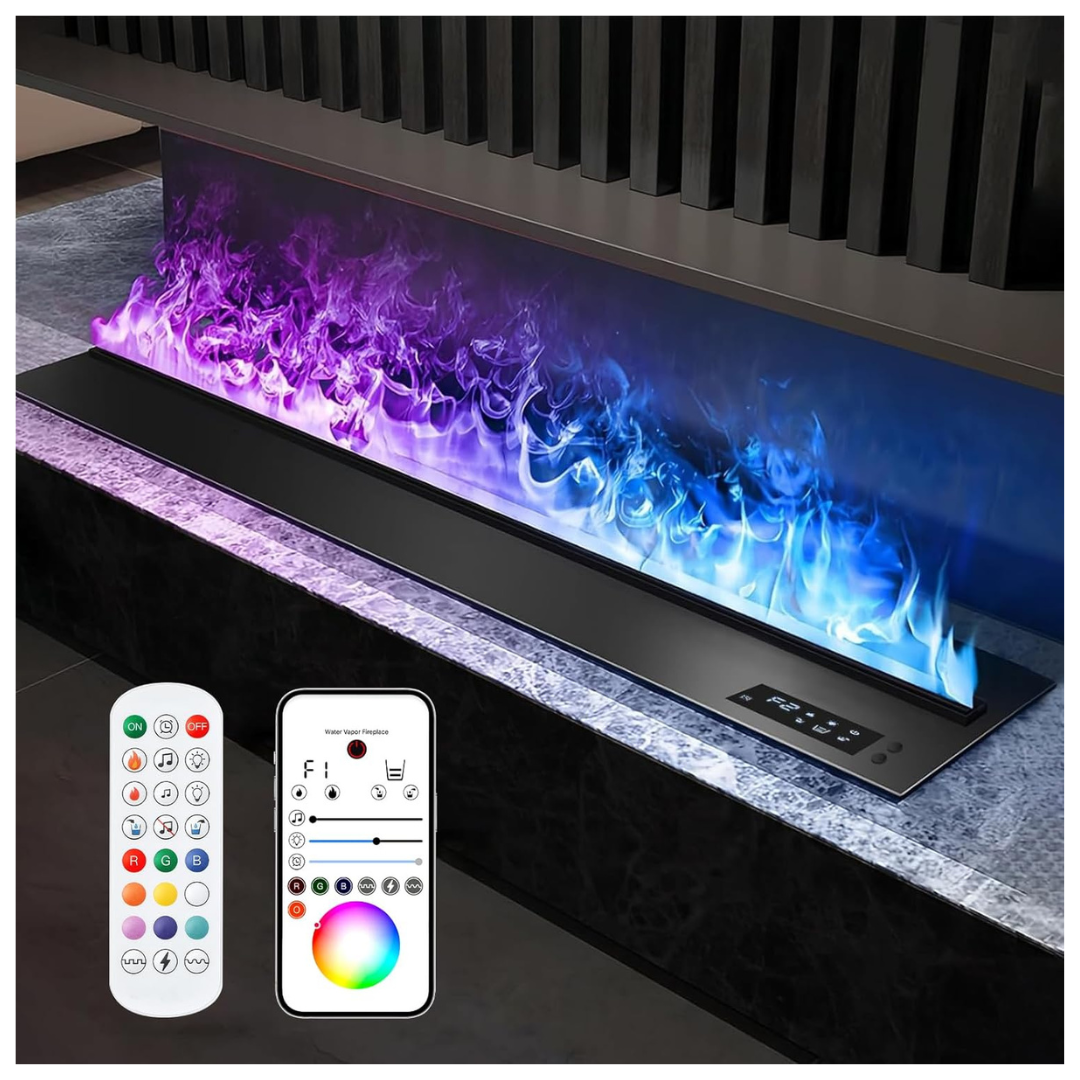 Recessed Multicolour Realistic Atomized Flame