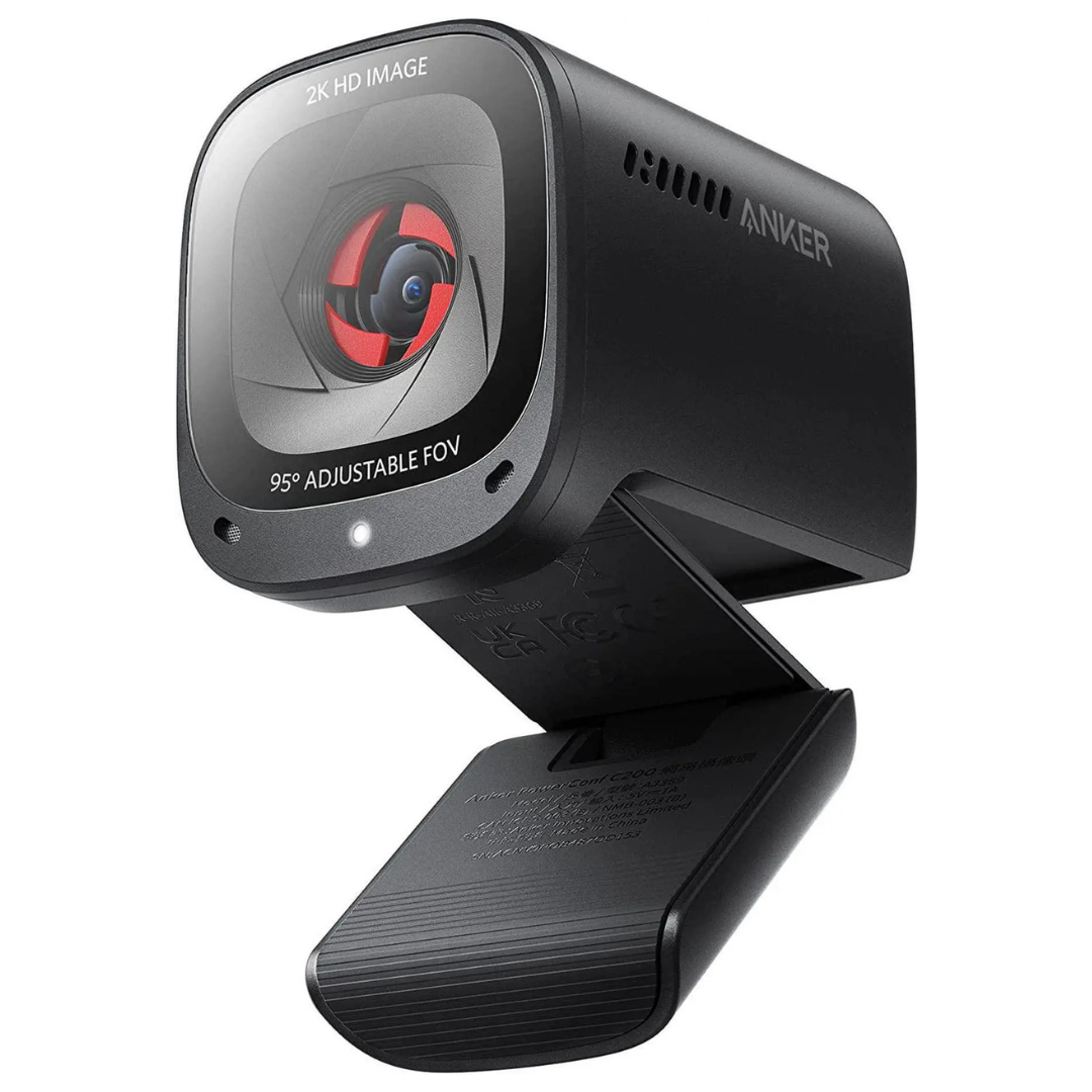 Anker PowerConf C200 2K USB Webcam W/ AI-Noise Canceling Microphones