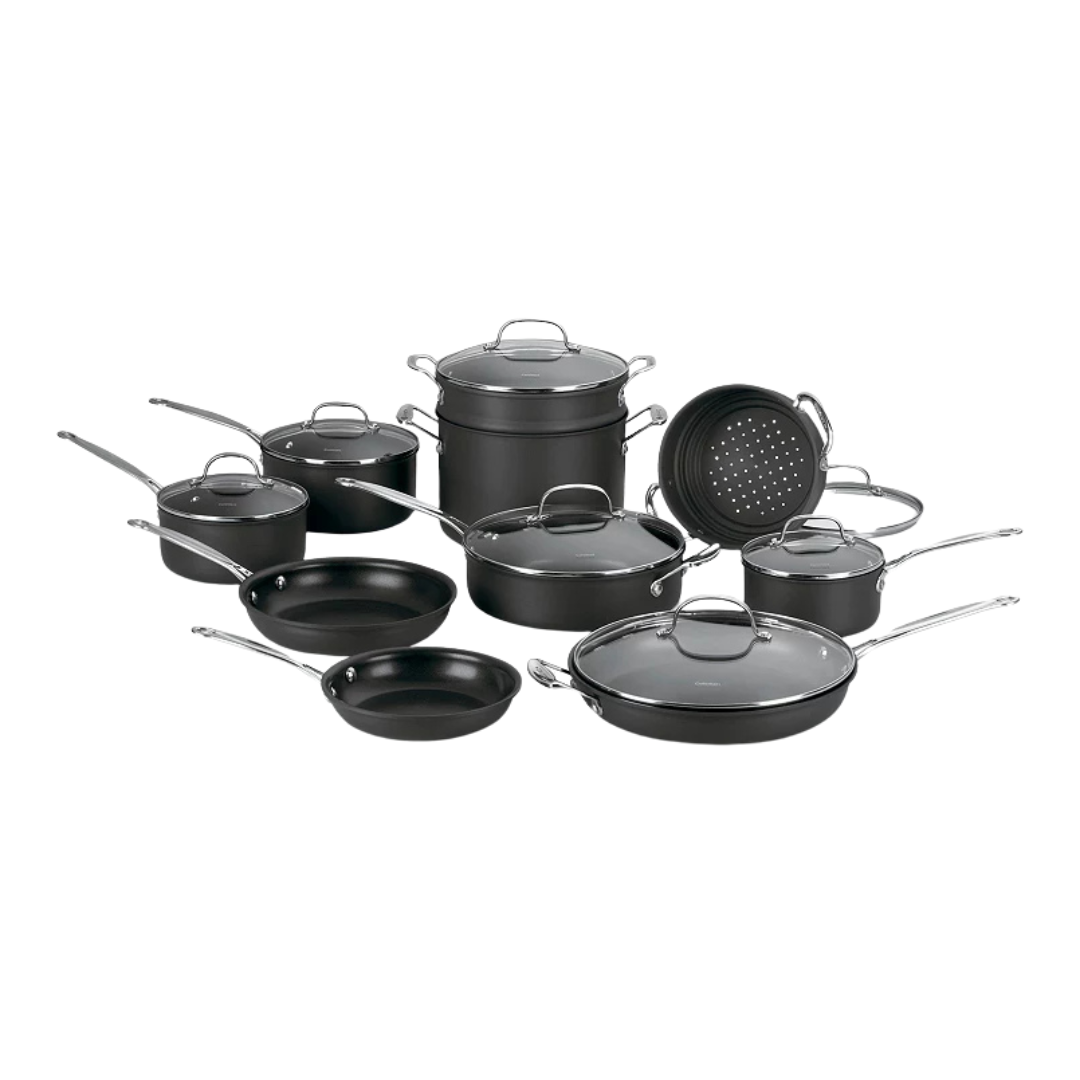 17-Piece Cuisinart Chef's Classic Nonstick Hard Anodized Cookware Set + $39 Kohls Rewards