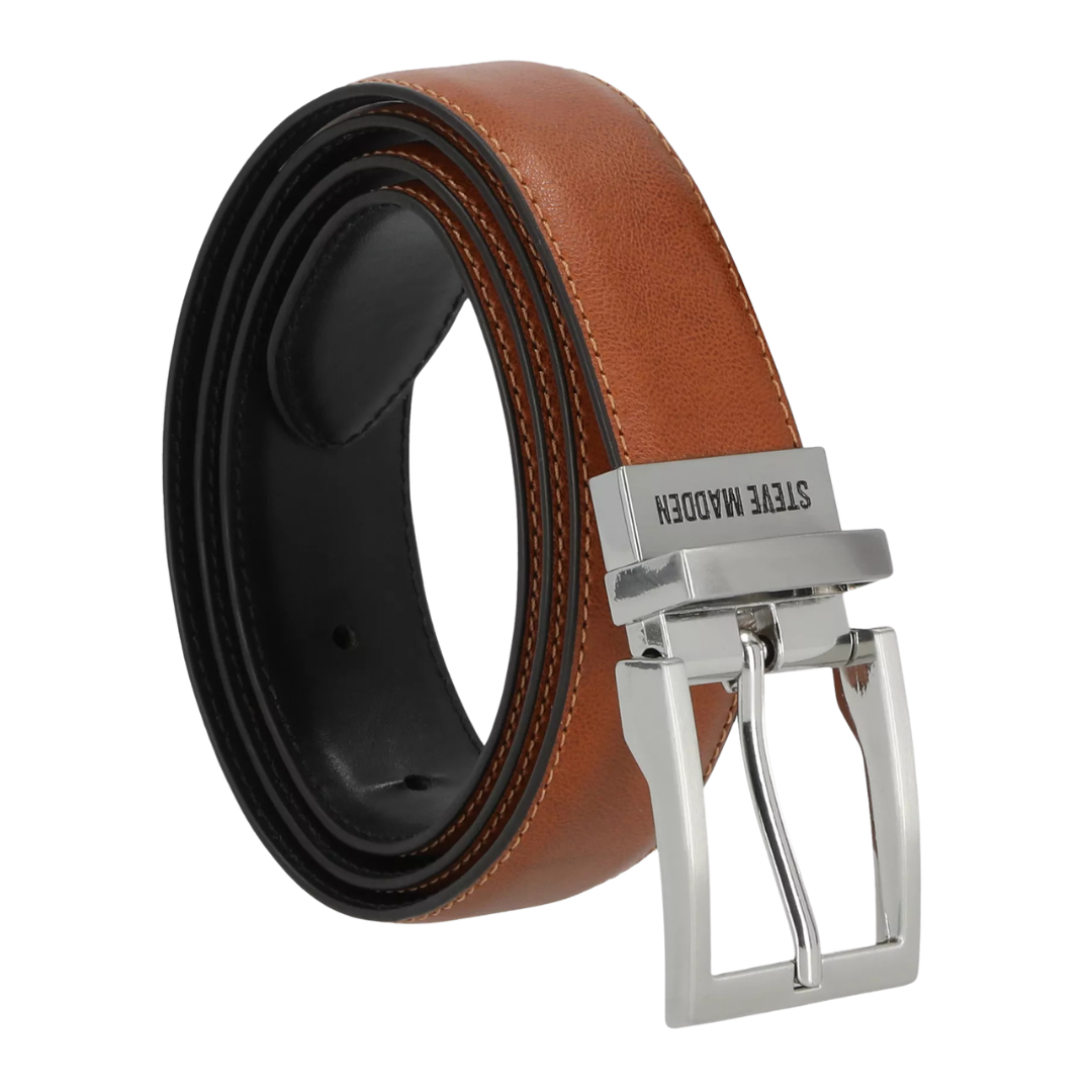 Steve Madden 35mm Modern Edge Stitch Belt