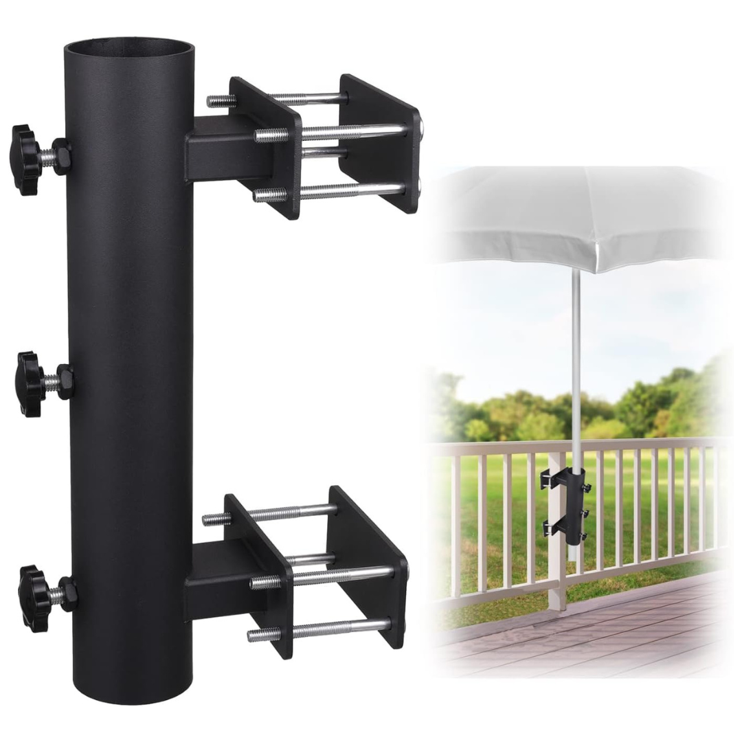 Heavy Duty Adjustable Metal Sun Umbrella Clamp Stand