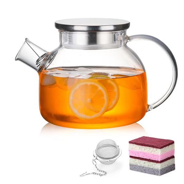 1000ml Heat Resistant Glass Teapot With Infuser