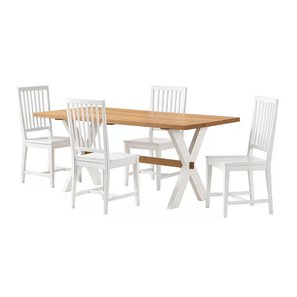 5-Piece Alaterre Chelsea Dining Set With 72" Table And 4 Chairs + $126 Kohls Rewards