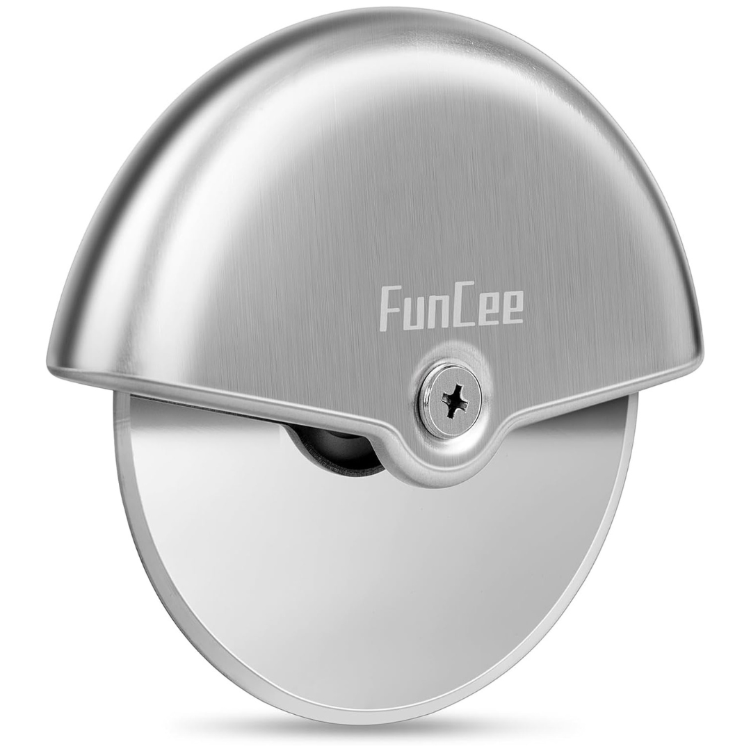 FunCee Premium Pizza Cutter Wheel With Sharp Blade