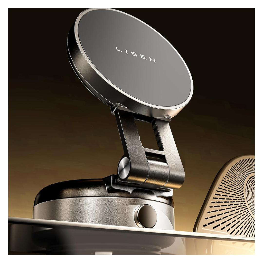 LISEN Electric Vacuum Suction Magnetic Car Phone Holder