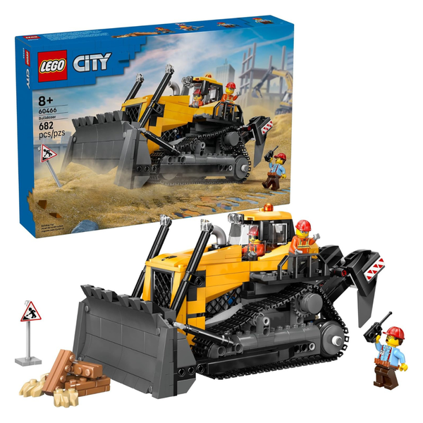 682-Piece LEGO City Bulldozer Construction Site Building Toy (60466)