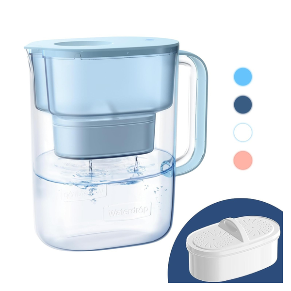 Waterdrop NSF Certified 200 Gallon Lucid 10 Cup Water Filter Pitcher