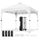 Yaheetech 10" X 10" Pop-Up Canopy Tent W/ Vent, Wheeled Bag