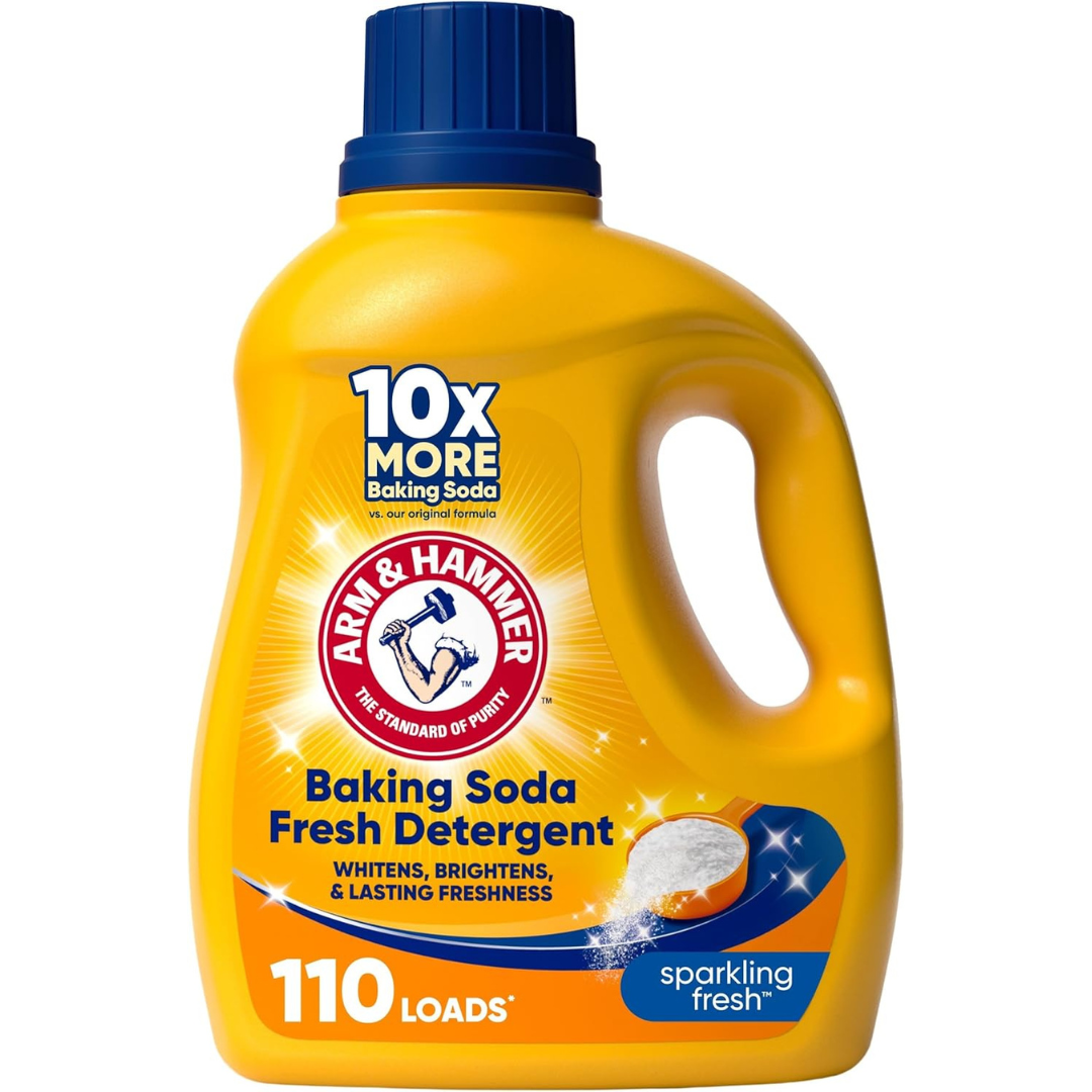 110Oz ARM & HAMMER Baking Soda Liquid Laundry Detergent
