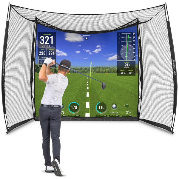 GoSports Range Cage Golf Net With Impact Screen