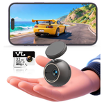 KAWA 2K Mini Car Dash Cam With Voice Control & 32GB SD Card