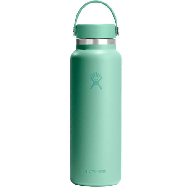 40oz Hydro Flask Insulated Stainless Steel Water Bottle With Wide Mouth Flex Lid