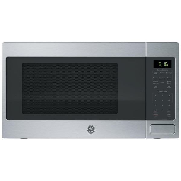 GE 1.6 Cu. Ft. 1,150W Countertop Microwave Oven W/ 8-Auto Cooking Setting