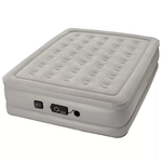 Insta-Bed Raised 18' Queen Air Mattress & Internal Never Flat Pump
