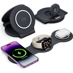 Hicober 3-in-1 Wireless Magnetic Foldable Charging Station