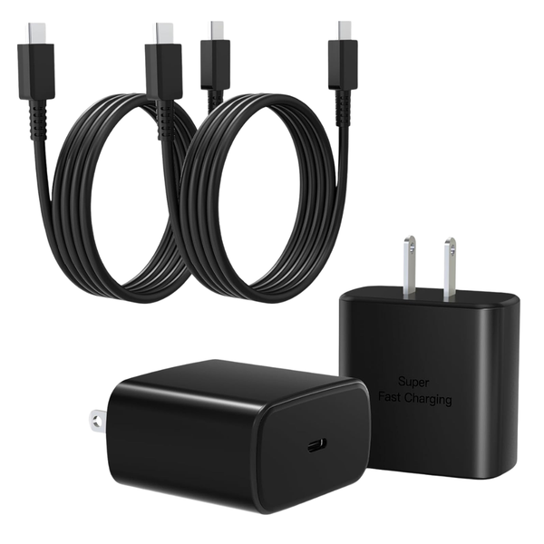 2-Pack Mitesbony 45W Super Fast USB C Charger With 3ft Cable