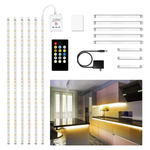 6-Pieces 9.8Ft LED Strip 2700K-6500K Cabinet Lights