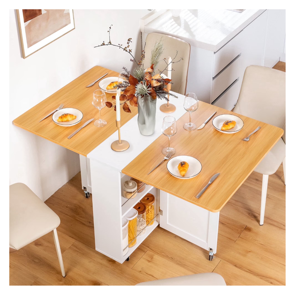 Spanspace Folding Dining Table With Larger Tabletop