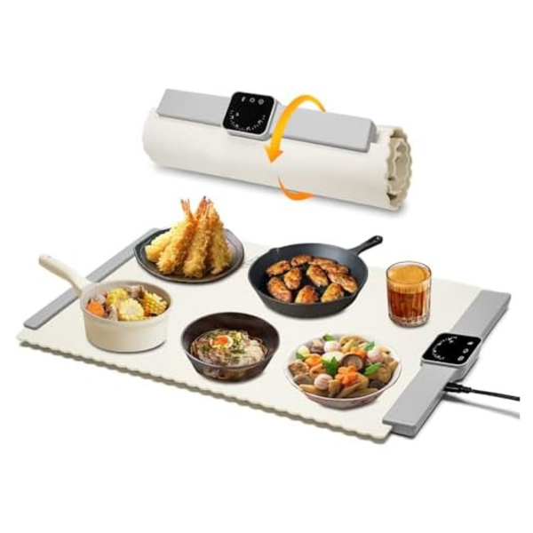 2-Pack Braveston 24" X 15.7" Electric Portable Food Warmer Mat Plate