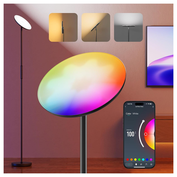 DeckTok 69.3" 2800LM RGB Smart LED Standing Floor Lamps