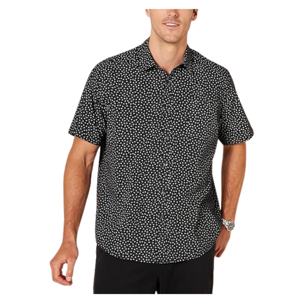 Amazon Essentials Men's Button-Down Print Shirt