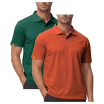 Men's 2 Pack Performance Polo Shirts (Various)