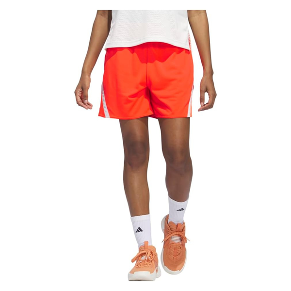 adidas Women's Striped Athletic Casual Basketball Shorts
