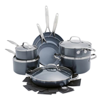 16-Piece GreenPan Valencia Anodized Ceramic Nonstick Cookware Set + $75 Kohls Rewards