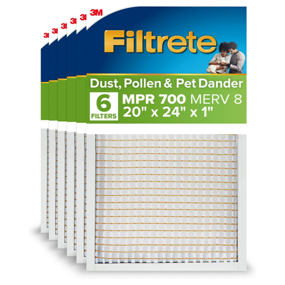 6-Pack Filtrete AC Furnace Air Filter (20 X 24 X 1 Inch)