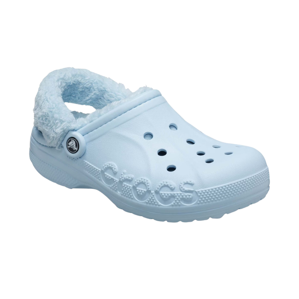 Crocs Unisex Baya Lined Fuzz Strap Clogs (2 Colors)