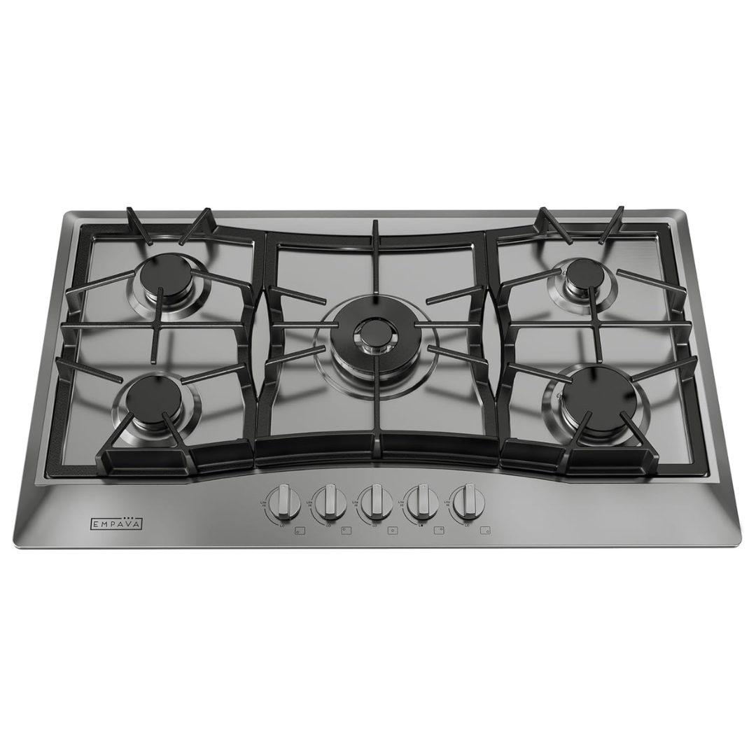 Empava 36" Gas Cooktop With 5 Sealed Burners