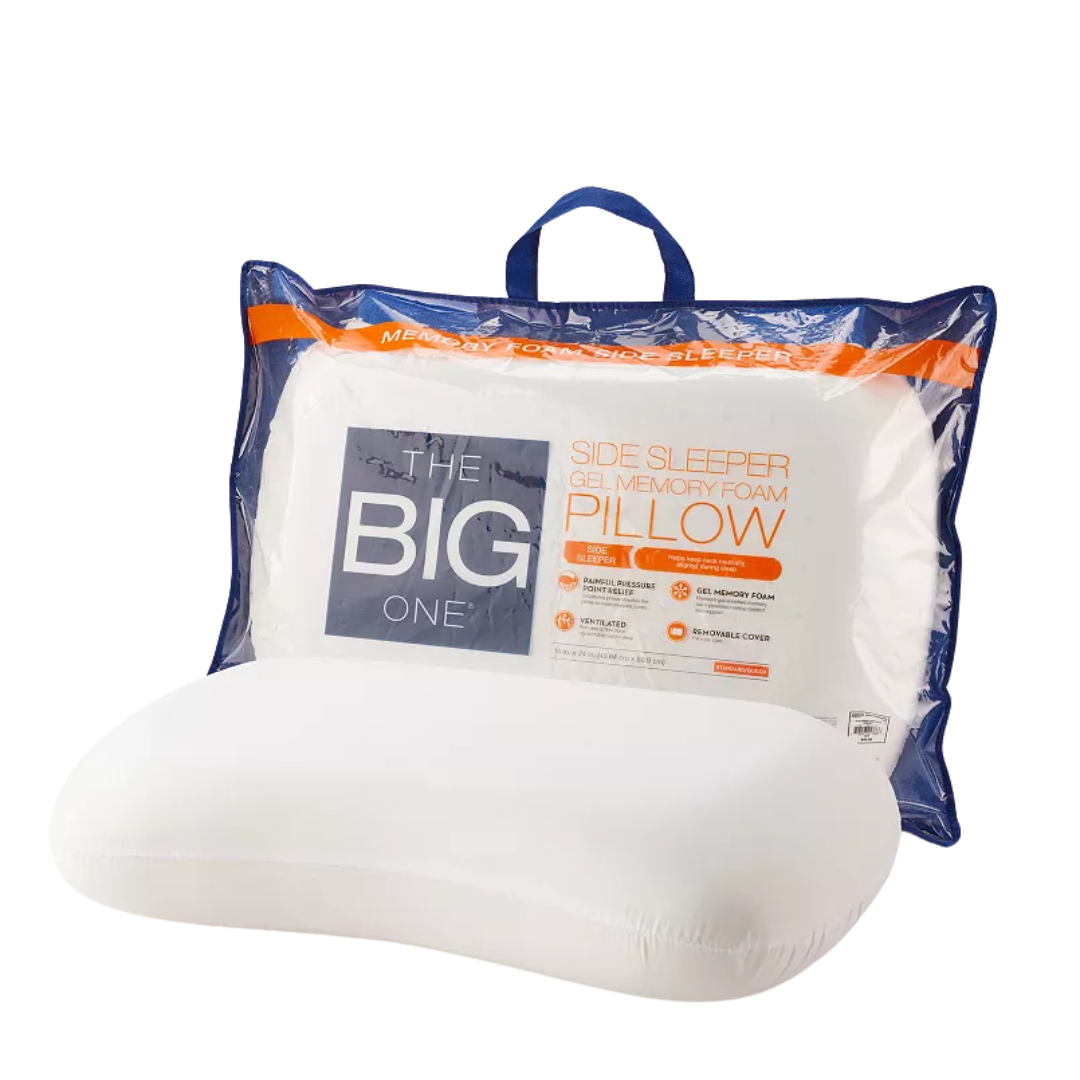 The Big One Gel Memory Foam Side Sleeper Pillow (Queen/Standard)