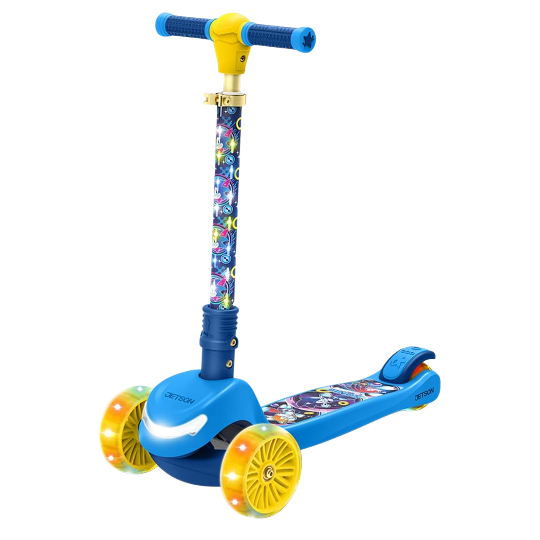 Jetson 3-Wheel Light Up Kick Scooter (Sonic)
